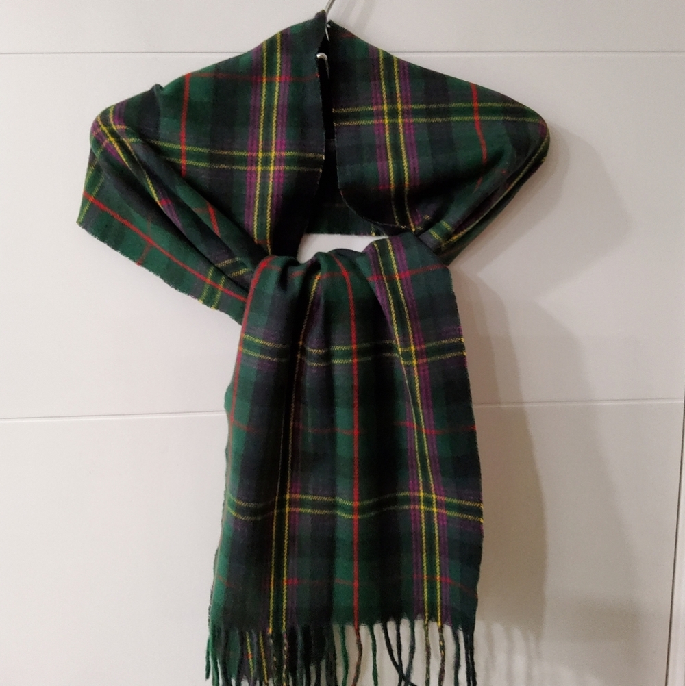 Kennedy Modern Plaid Tartan Scarf